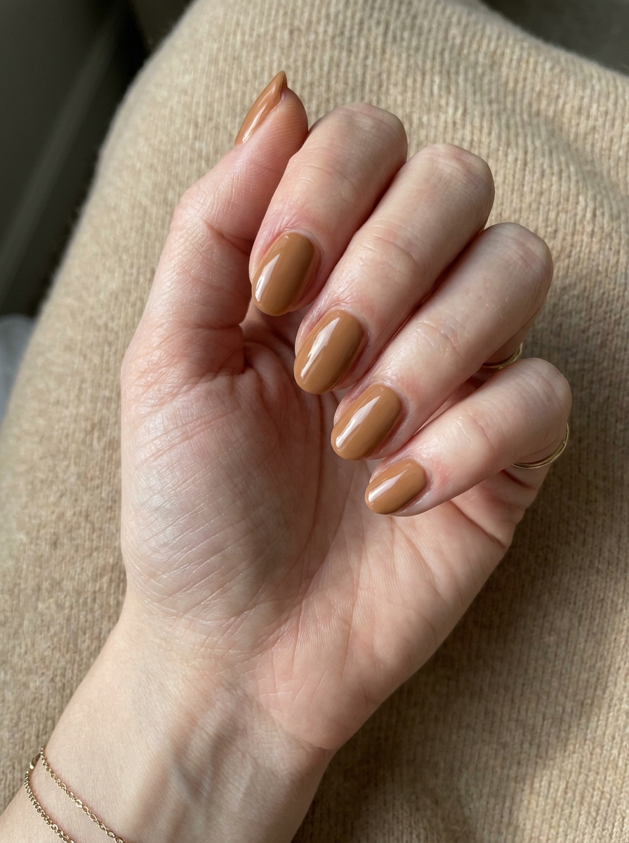 Caramel Brown Nails – gepflegte Nagelidee 2026